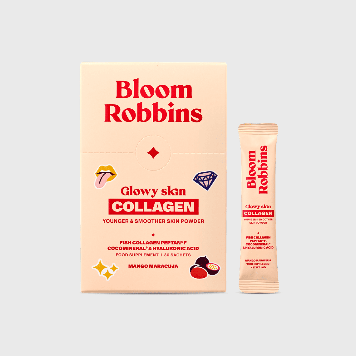 Collagen drink for glowy skin with vitamin C